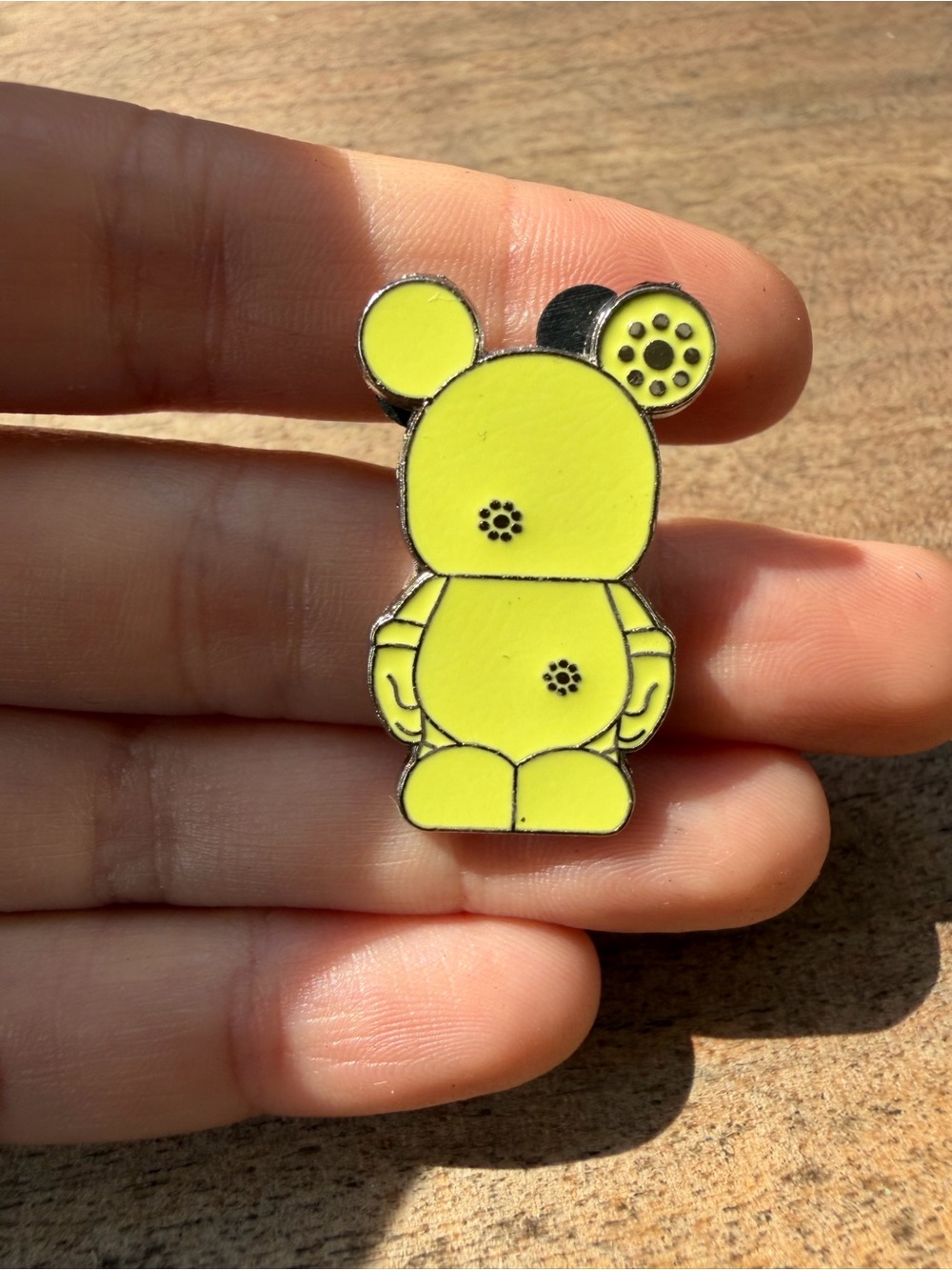 4/$20 DISNEY Pin Trading ~ Disney Vinylmation ~ Mickey as A Yellow Flower ~ 2012